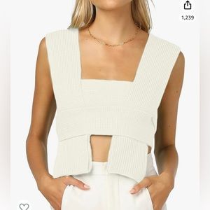 Women’s Crop Top Sleeveless Tie Strappy Top